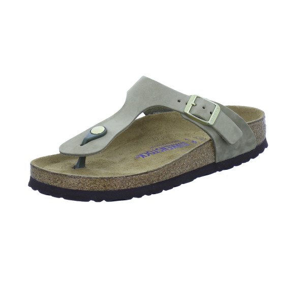 Gizeh SFB schmal faded khaki von Birkenstock