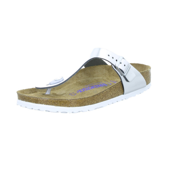 Gizeh SFB normal metallic silver von Birkenstock